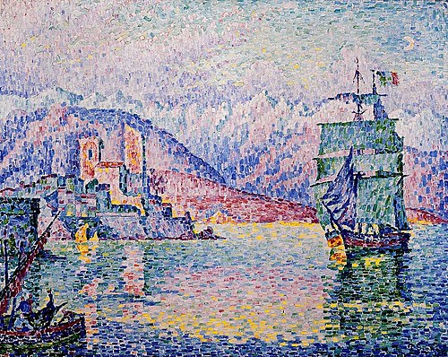 Antibes le soir, 1914, Paul Signac