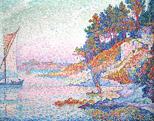 La calanque, 1906, Paul Signac