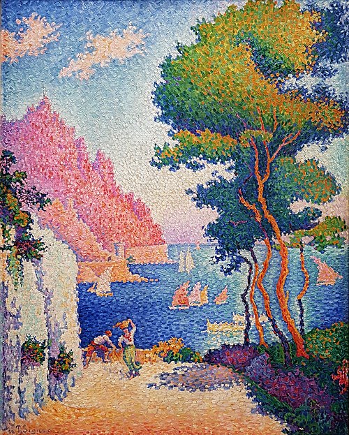 Capo di Noli, près de Gênes, 1898, Paul Signac