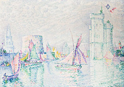 La Rochelle, sortie du port, 1912, Paul Signac