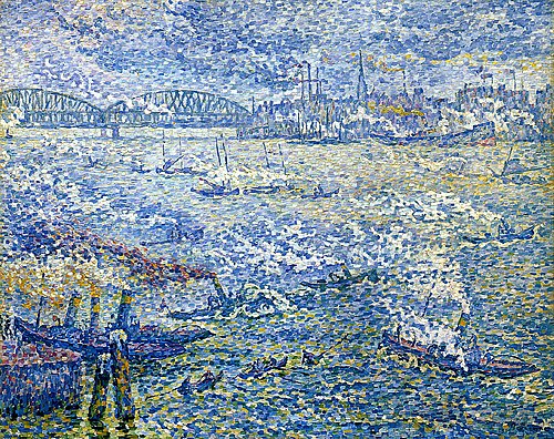 Rotterdam - The Steams, 1906, Paul Signac