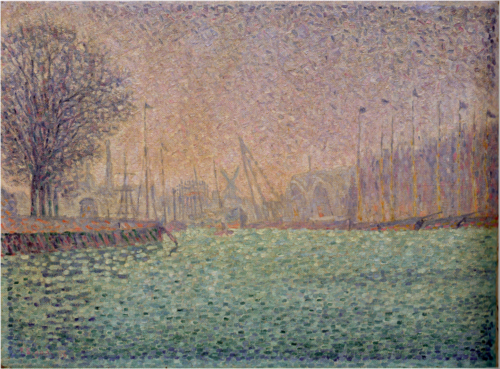 The Basin of Flushing, 1896, Paul Signac