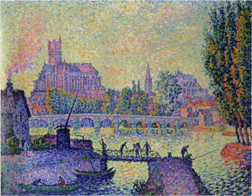 Bridge at Auxerre, 1902, Paul Signac