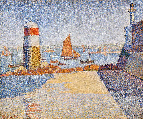 Gouverlo, Portrieux, 1888, Paul Signac