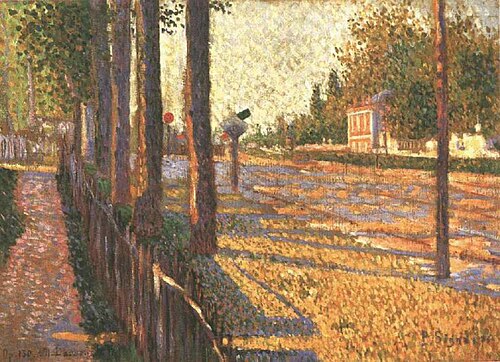 The Railway Junction near Bois-Colombes, 1886, Paul Signac