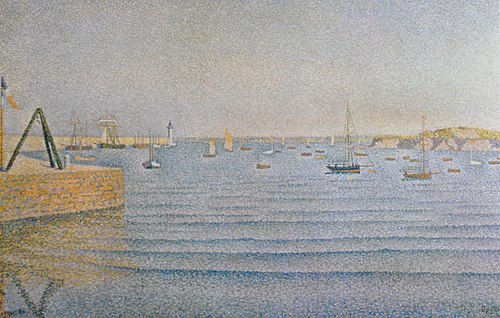 Portrieux. La houle, 1888, Paul Signac
