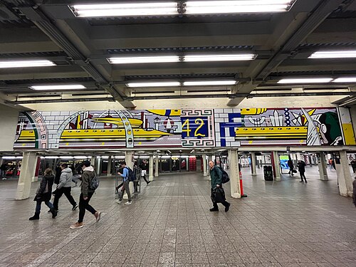 Times Square Mural, 1994, Roy Lichtenstein