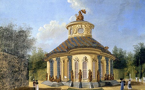 Das Chinesische Haus zu Sanssouci, 1790, Johann Friedrich Nagel