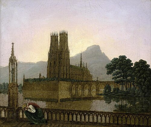 Gothic Cathedral, , Karl Friedrich Schinkel