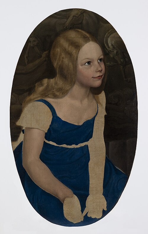 Portrait of the Artist’s Daughter, Marie, 1817, Karl Friedrich Schinkel