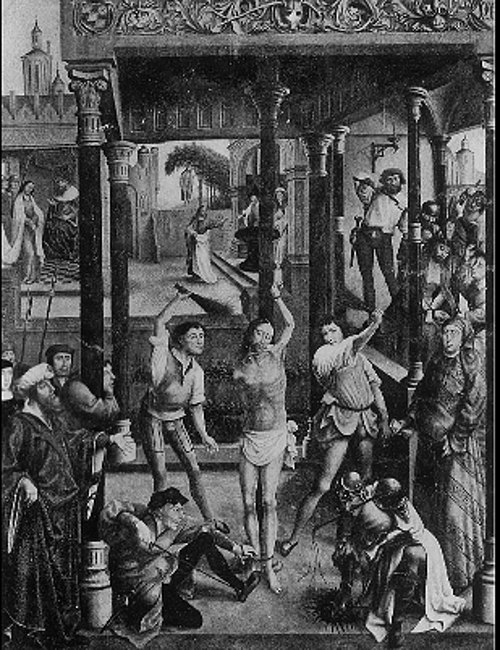 Flagellation, 1520, Maître de l'autel de Beyghem