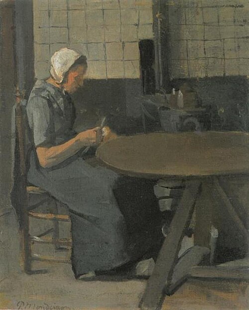 Woman with spindle, 1894, Piet Mondrian