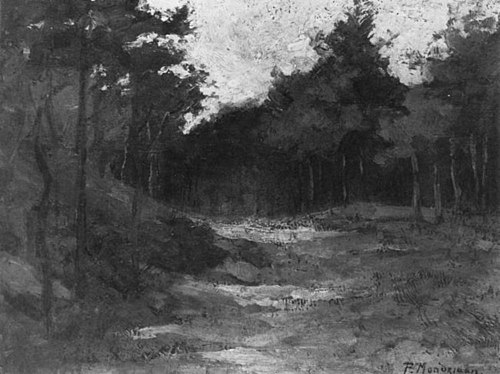 Wood near Driebergen, 1896, Piet Mondrian