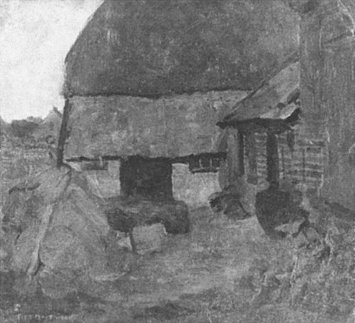 Farmyard in the Achterhoek, 1898, Piet Mondrian