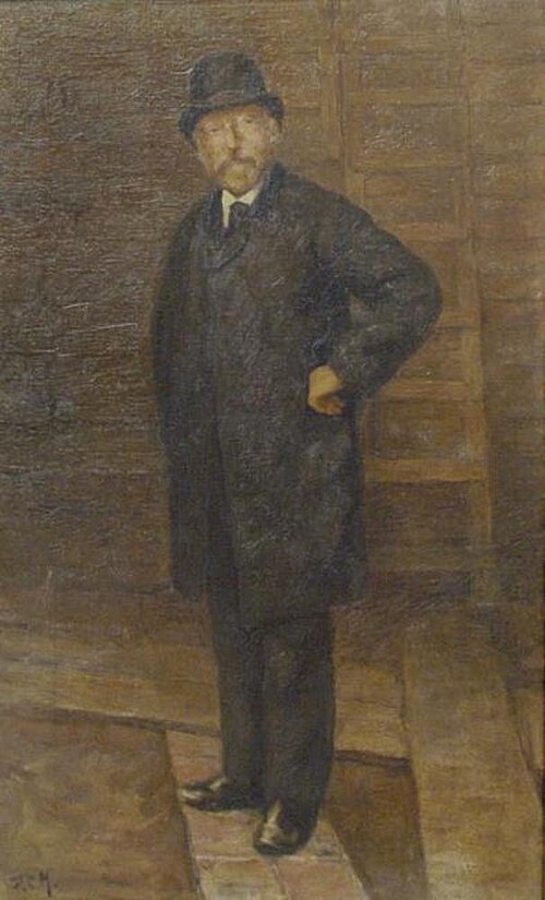 Portrait of Egbert Kuipers (1828-1892), 1900, Piet Mondrian