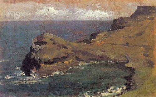 Rocky coast in England, 1900, Piet Mondrian