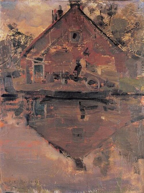 House on the Gein, 1741, 1900, Piet Mondrian