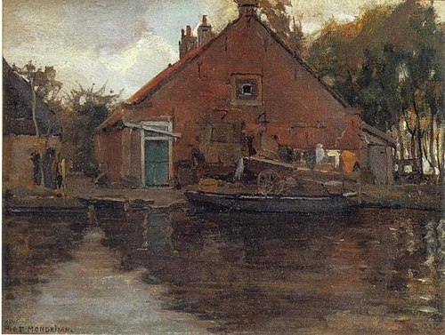 House on the Gein, 1741, 1900, Piet Mondrian