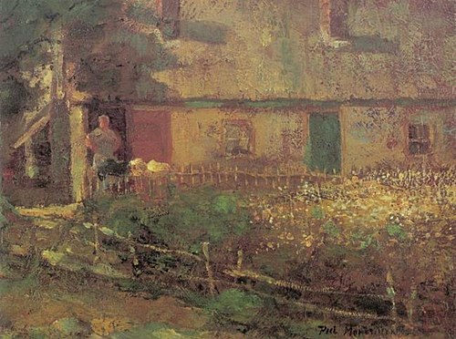 Farmhouse with garden, 1901, Piet Mondrian