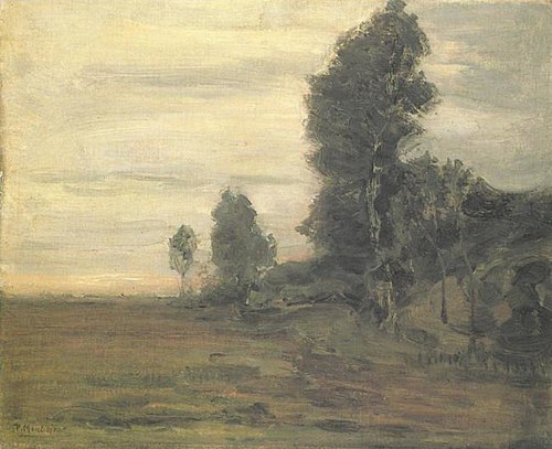 Landschap bij Uden, 1904, Piet Mondrian