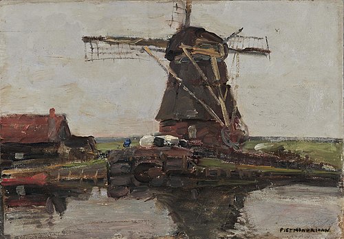 Moulin, 1905, Piet Mondrian