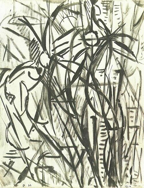 Eucalyptus (authentic), 1912, Piet Mondrian