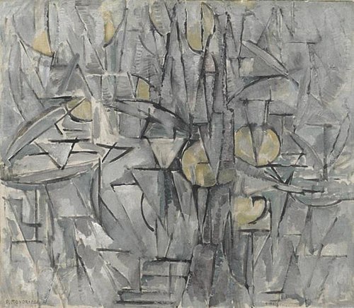 Composition no. X (authentic), 1912, Piet Mondrian