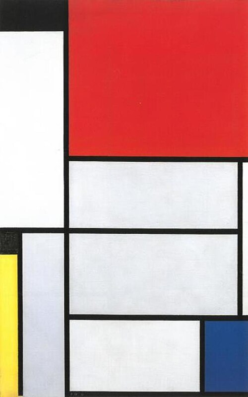 Tableau I, 1921, Piet Mondrian