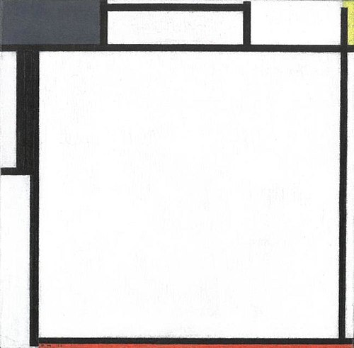 Composition with blue, yellow, black, and red, 1922, Piet Mondrian