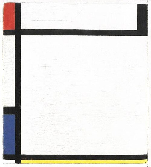 Tableau no. XI, 1922, Piet Mondrian