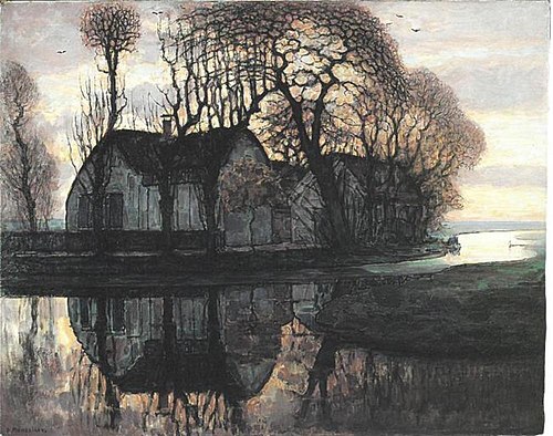 Farm near Duivendrecht, 1916, Piet Mondrian