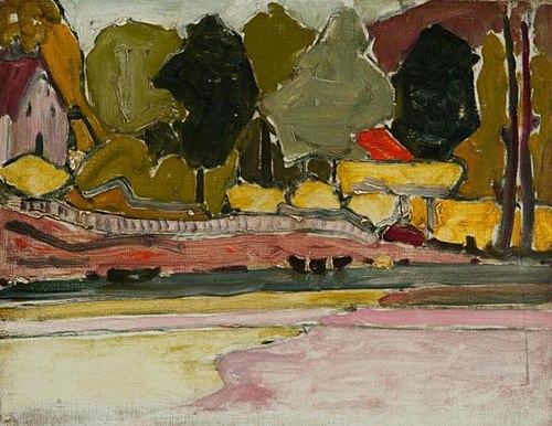 On a river bank, 1911, Piet Mondrian