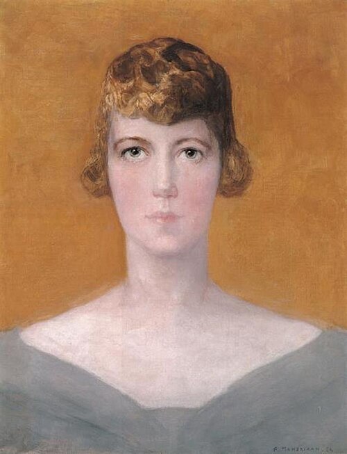 Portrait of Martha Frieda de Fries (1893-...), 1924, Piet Mondrian