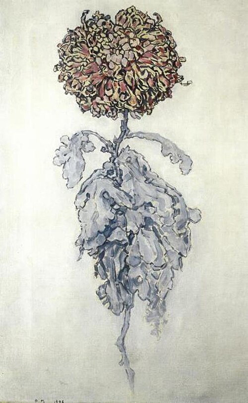 Chrysanthemum, 1906, Piet Mondrian