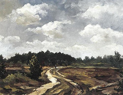 Country road, 1893, Piet Mondrian