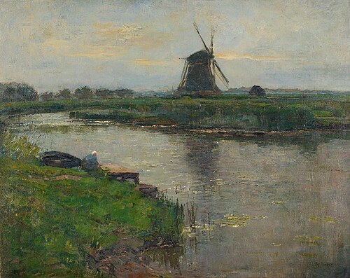 Windmühle an der Gein, 1902, Piet Mondrian