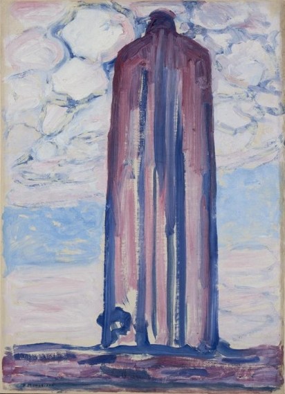 Lighthouse in Westkapelle, 1908, Piet Mondrian