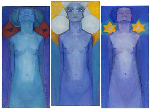 Evolution, 1911, Piet Mondrian