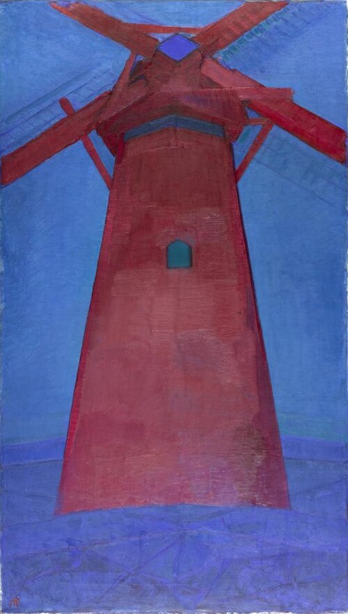 The Red Mill, 1910, Piet Mondrian