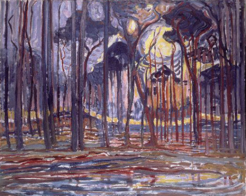 Bosque en Oele, 1908, Piet Mondrian