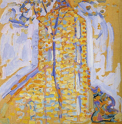 Église à Domburg, 1909, Piet Mondrian