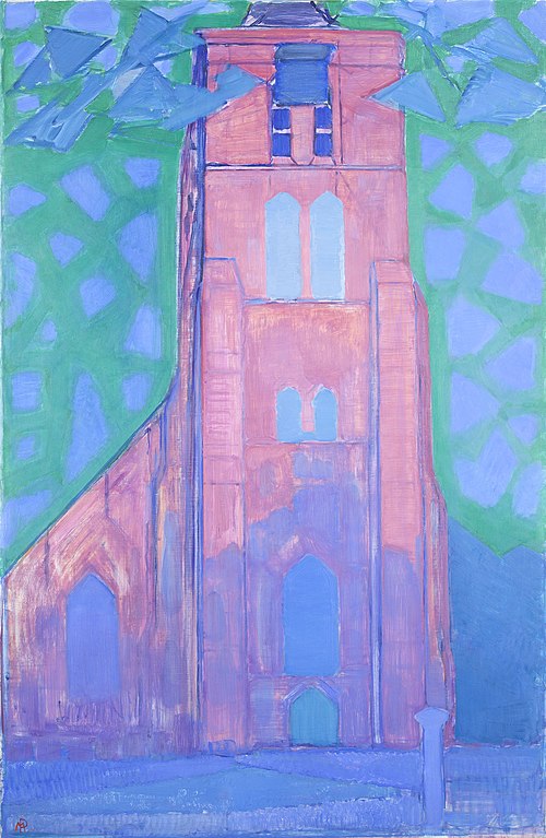 Zeeuwsche Church Tower, 1911, Piet Mondrian
