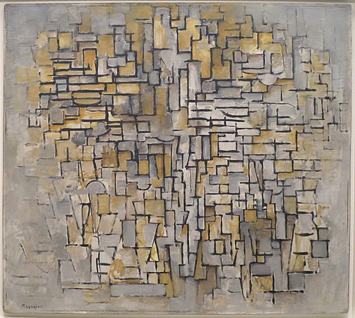 Tableau No. 2/Composition No. VII, 1913, Piet Mondrian