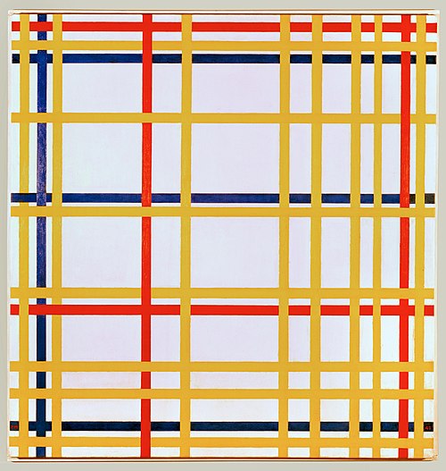 New York City, 1942, Piet Mondrian