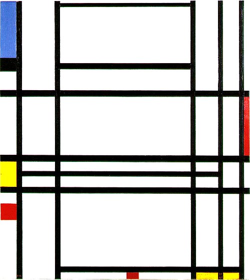 Composition No. 10, 1942, Piet Mondrian