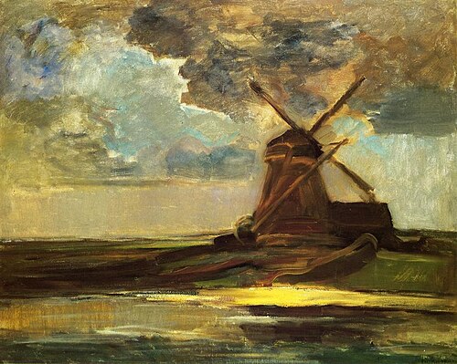 Windmolen at the Gein, 1907, Piet Mondrian
