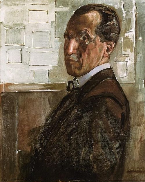 Autoportrait, 1918, Piet Mondrian