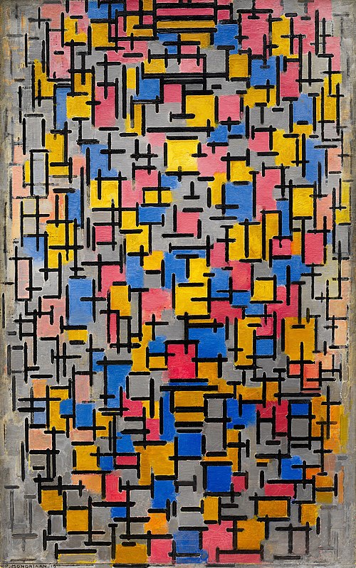 Composition, 1916, Piet Mondrian