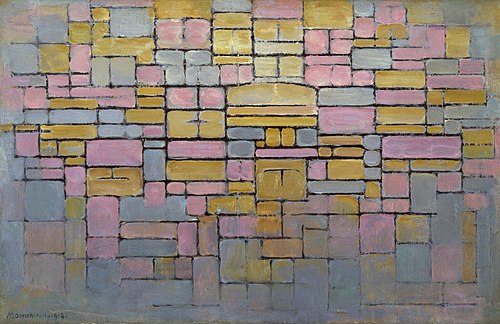 Tableau no. 2 / Composition no. V, 1914, Piet Mondrian