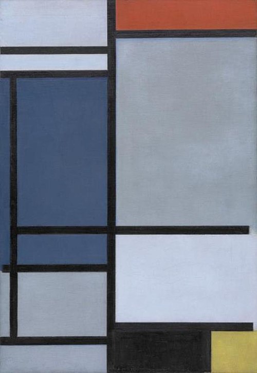 Composition with Red Blue Black Yellow and Gray, 1921, Piet Mondrian